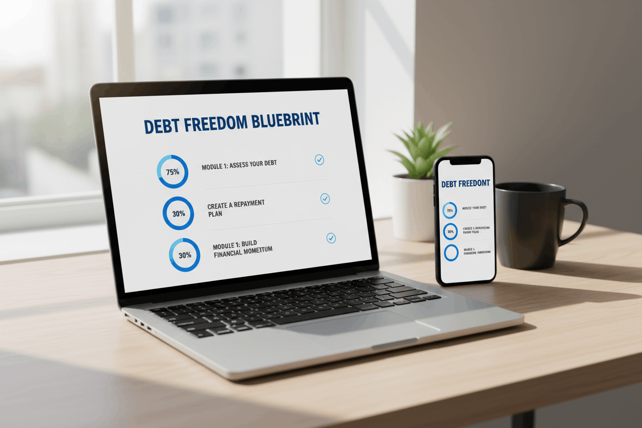 The Debt Freedom Blueprint | Pay Off Debt Faster & Smarter(Get instant access)