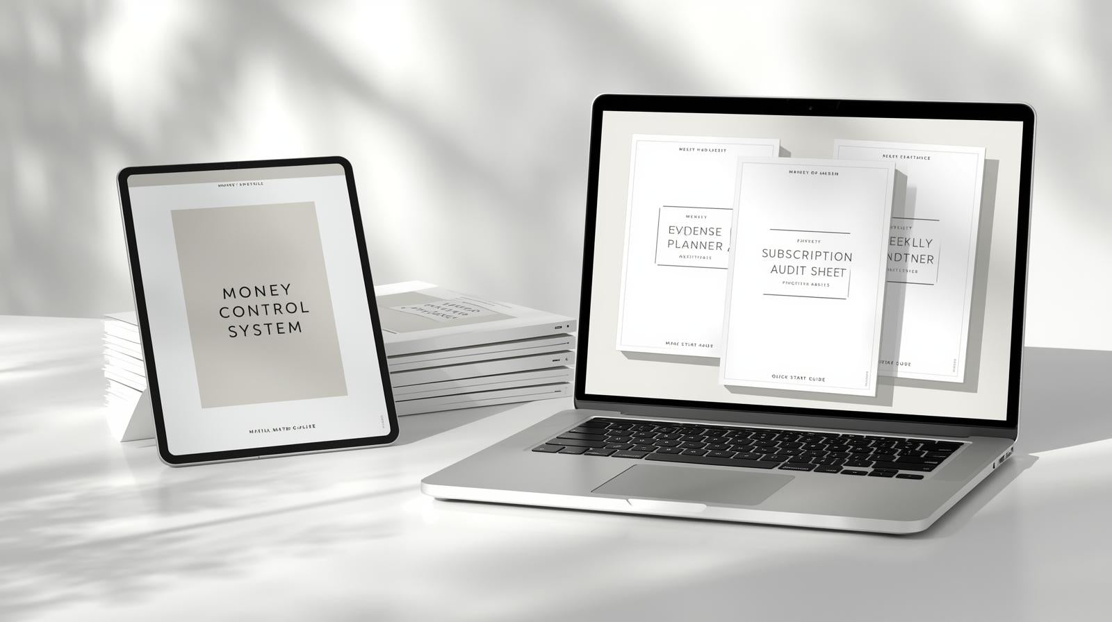 Money Control Starter System – Beginner Budget Planner & Expense Tracker Bundle