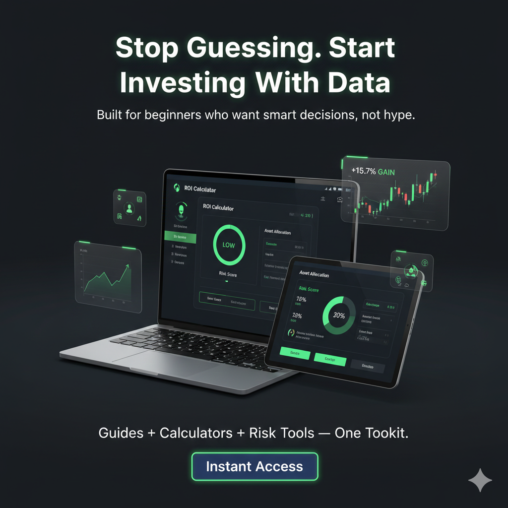 Smart Investor Toolkit – Beginner Investing Guide, Calculators & Risk Tools